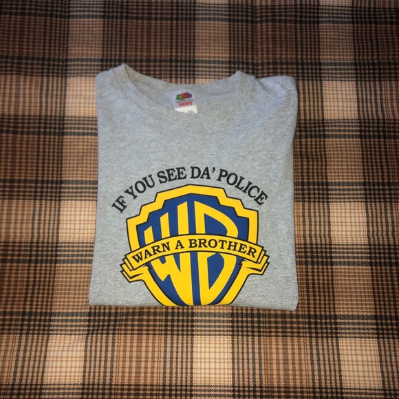 Vintage Other - if you see da police tee
